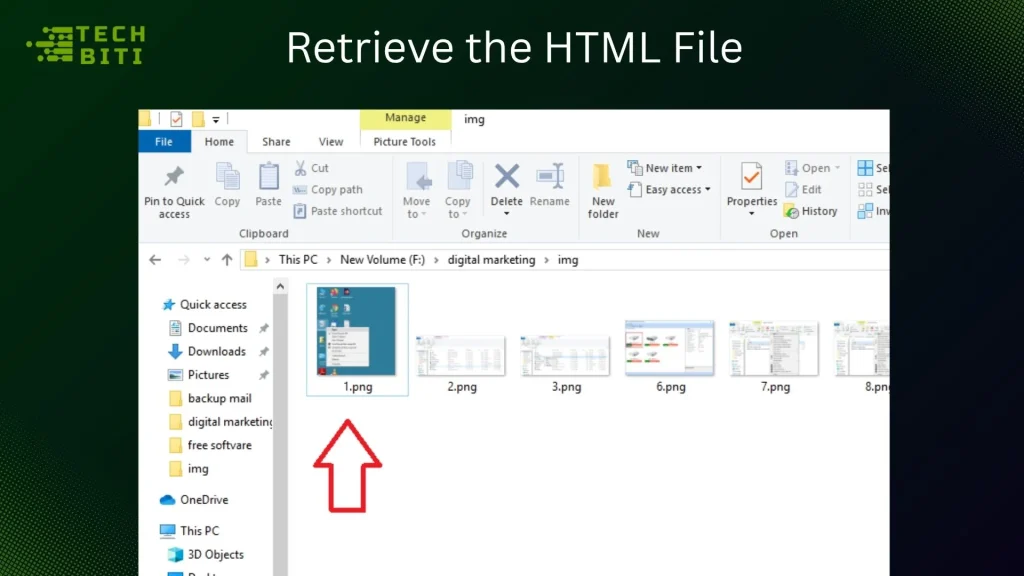 Retrieve the HTML File