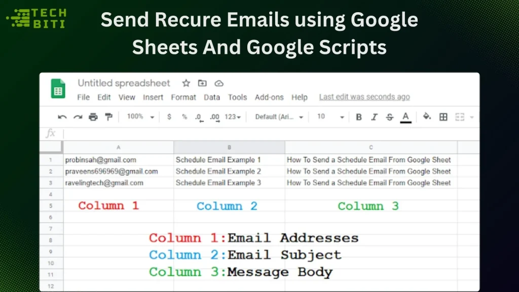 Using Google Sheets And Google Scripts