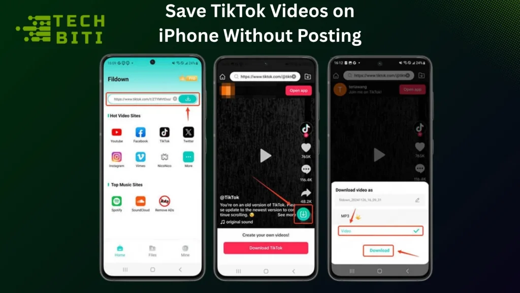 Complete the Download of TikTok Videos