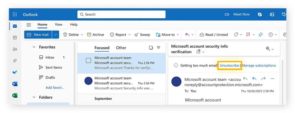 How to Add an Unsubscribe Link to an Email in Outlook