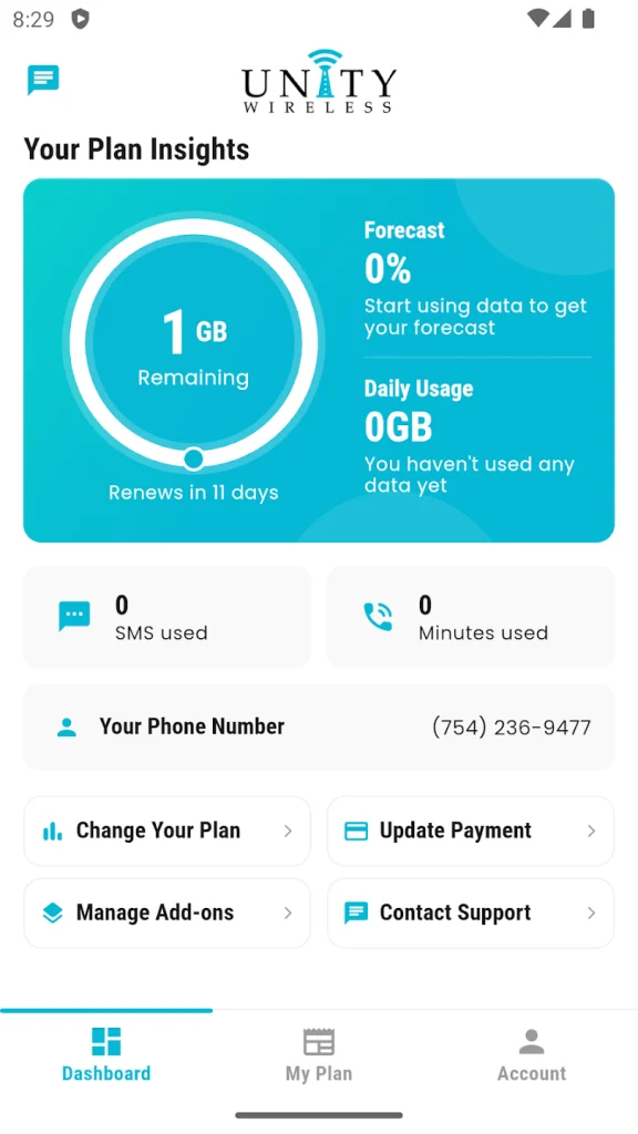What is the Unity Wireless App?
