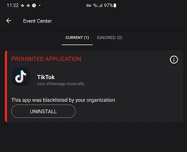 Uninstall com.zhiliaoapp.musically