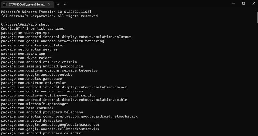 Uninstall via ADB Commands (Advanced Users)