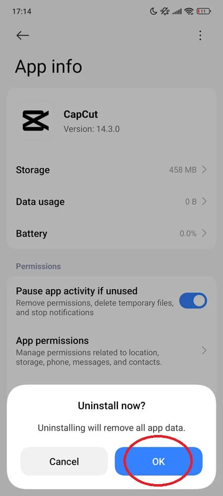 How to Uninstall CapCut (com.lemon.lvoverseas)?