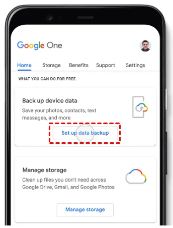 How to Back Up with Google One