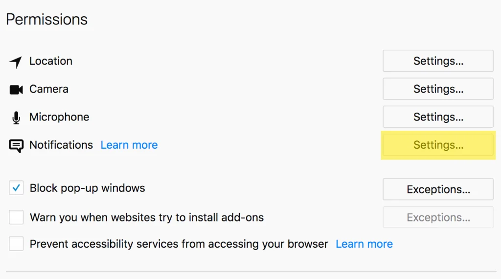 Pop-Up Permissions or Annoying Notifications