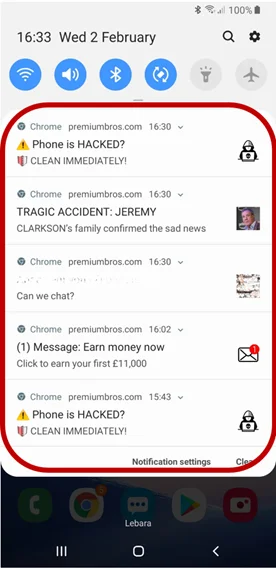 Random ATCI_service Notifications
