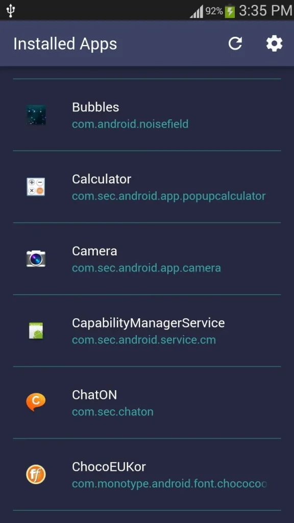 What is com.sec.android.app.popupcalculator?